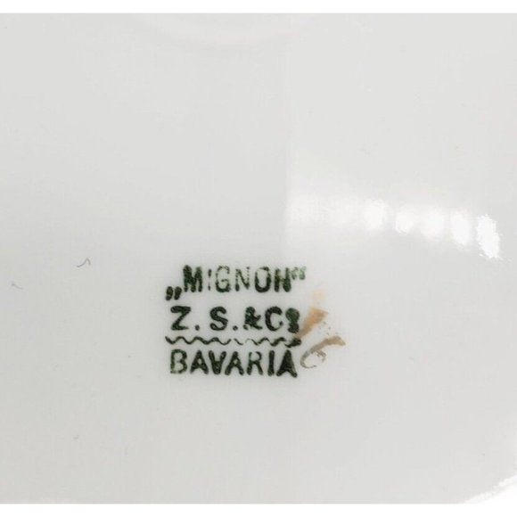 VTG ZS & Co Bavaria Mignon Queen Louise Prussia Bone‎ China Decorative Plate - Picture 4 of 4